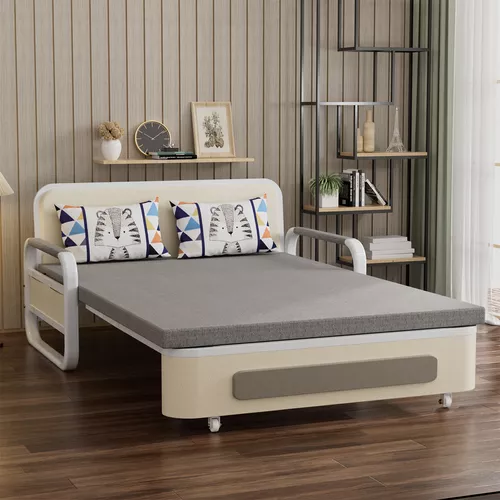 D_NQ_NP_825379-MLM78722105107_082024-O-1 Sofá cama cozy: Comodidad y versatilidad en un mueble